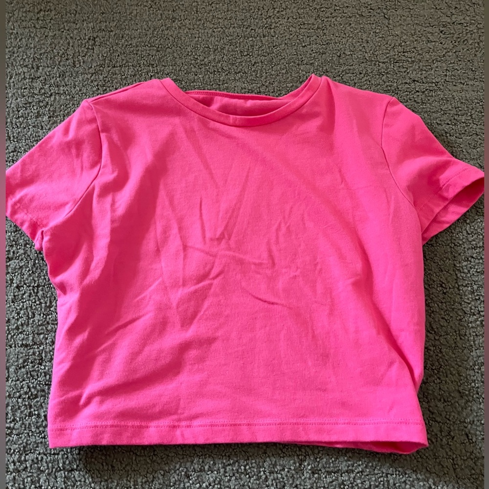 TARGET WILD FABLE PINK CROP TOP